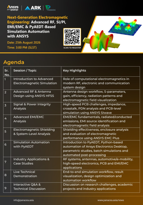 Webinar for Electromagnetic Engineering